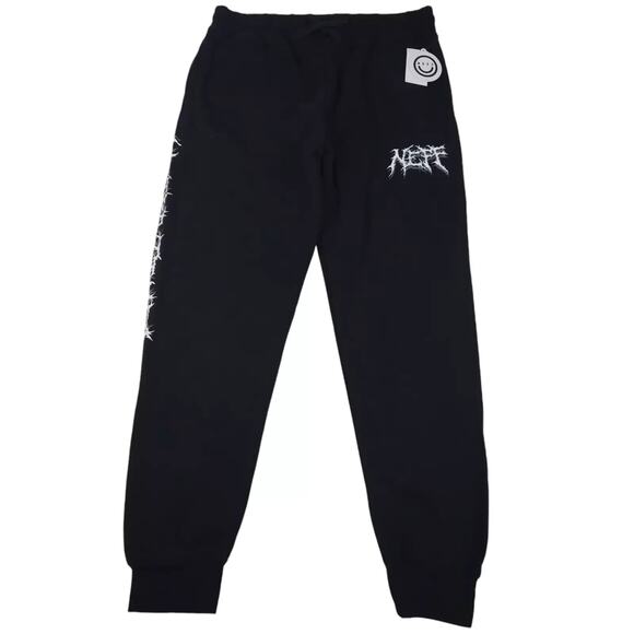 Mens Classic Y2k Neff Weird Times Sweatpants Jogger - Black, Medium NWT - Picture 1 of 11